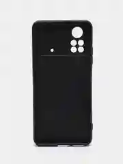 Серебряный силиконовый чехол для POCO X4 Pro 5G, с принтом, с рисунком (Поко Х4 Про 5г)