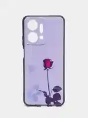 Серебряный чехол для HONOR X7a / X7a Plus, с принтом, с рисунком (Хонор Икс Х7А Плюс)