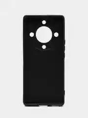 Тёмно-бордовый силиконовый чехол для Honor X9A (Хонор Х9А), с принтом, с рисунком