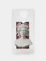 Аметистовый чехол силиконовый для Xiaomi Redmi Note 9 (Сяоми Редми Ноут 9), с принтом, с рисунком