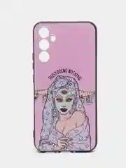 Приглушённый хаки силиконовый чехол для Samsung Galaxy A34, с принтом, с рисунком, Самсунг Галакси А34