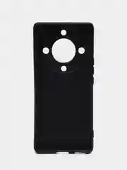 Голубой силиконовый чехол для Honor X9A (Хонор Х9А), с принтом, с рисунком
