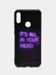 Серый силиконовый чехол для Honor 8A / 8A Prime / Huawei Y6 2019 / У6 Prime / Y6s, с принтом, с рисунком Хонор 8А Хуавей у6