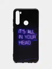 Серый силиконовый чехол для Xiaomi Redmi Note 8T, с принтом, с рисунком (Сяоми Редми Ноут 8Т)