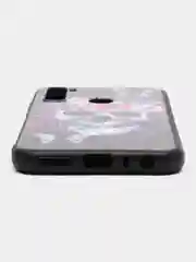 Тёмно-бордовый силиконовый чехол для Xiaomi Redmi Note 8T, с принтом, с рисунком (Сяоми Редми Ноут 8Т)