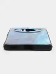 Тёмно-бирюзовый силиконовый чехол для Honor X9A (Хонор Х9А), с принтом, с рисунком