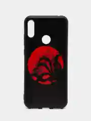 Синий меланж силиконовый чехол для Honor 8A / 8A Prime / Huawei Y6 2019 / У6 Prime / Y6s, с принтом, с рисунком Хонор 8А Хуавей у6