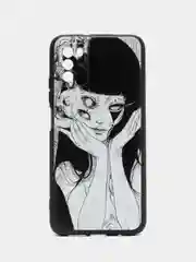 Белый чехол силиконовый для Xiaomi POCO M3 (Сяоми Поко М3), с принтом, с рисунком