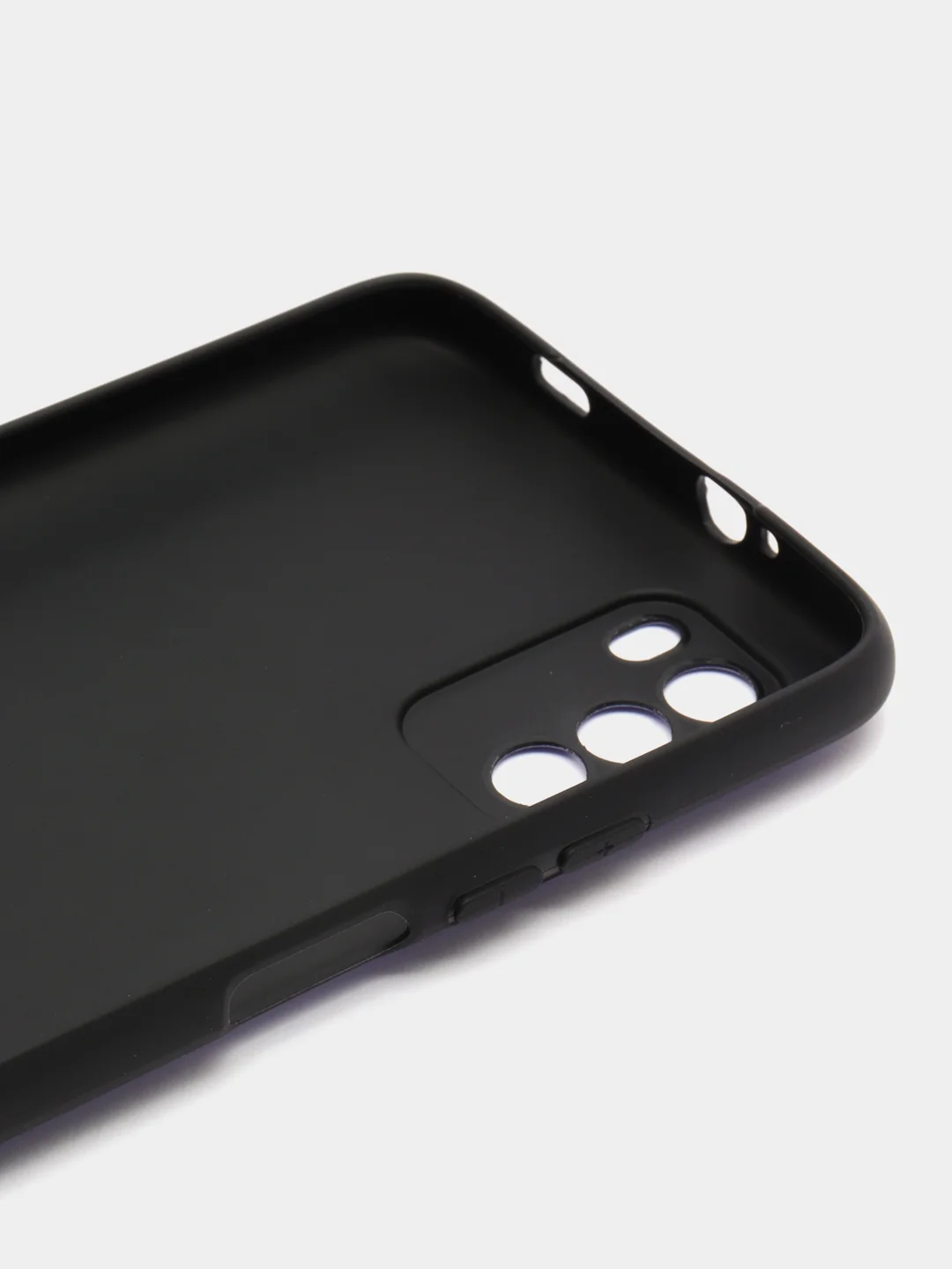 Серебряный чехол силиконовый для Xiaomi POCO M3 (Сяоми Поко М3), с принтом, с рисунком