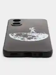 Мятный силиконовый чехол для OPPO A17 / A17K, с принтом, с рисунком, Оппо А17 / 17К