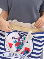 Синий сумка пляжная