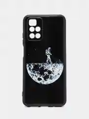 Мятный силиконовый чехол для Xiaomi Redmi 10 2022, с принтом, с рисунком (Сяоми Редми 10)