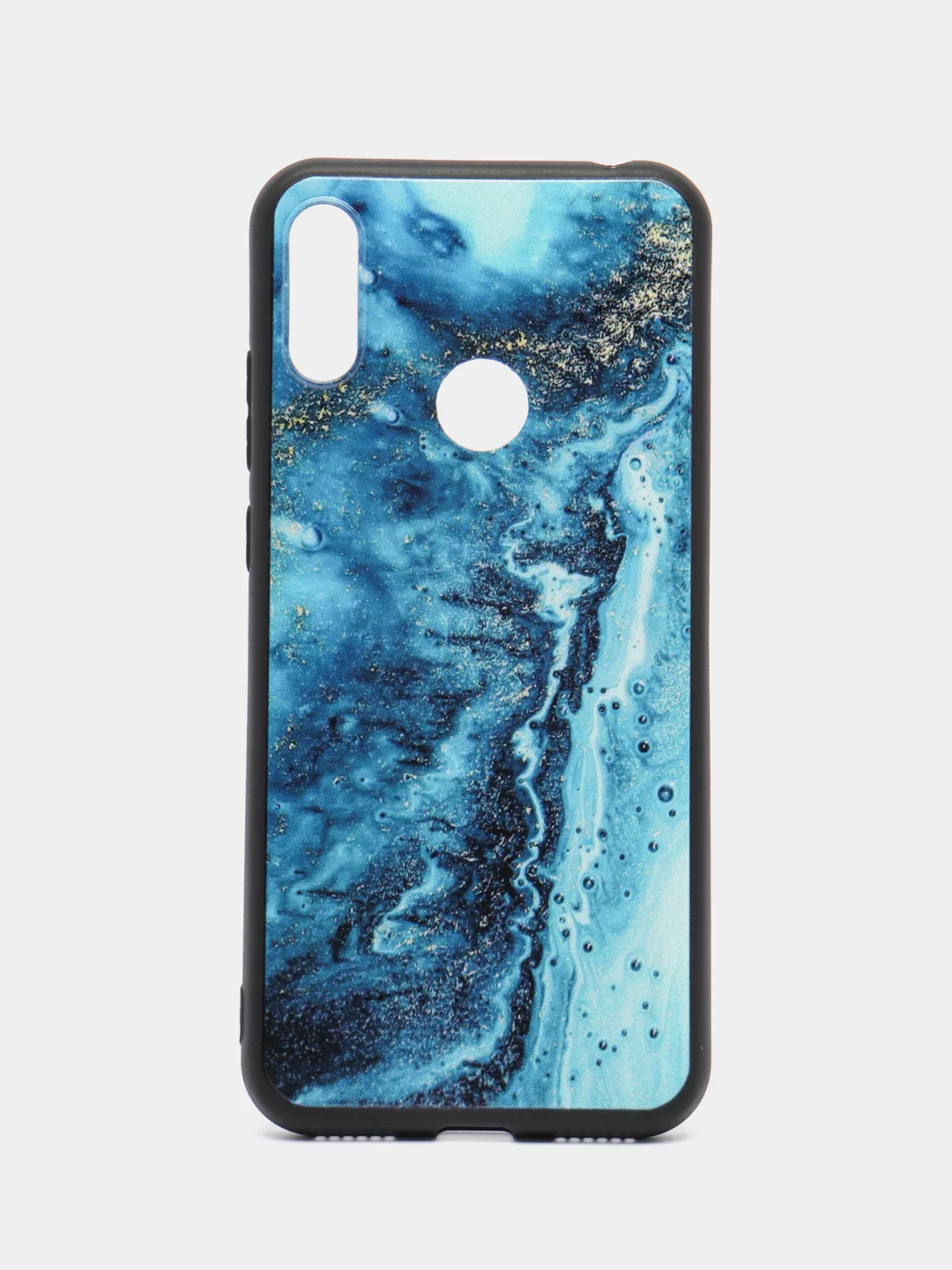 Тёмно-бирюзовый силиконовый чехол для Honor 8A / 8A Prime / Huawei Y6 2019 / У6 Prime / Y6s, с принтом, с рисунком Хонор 8А Хуавей у6