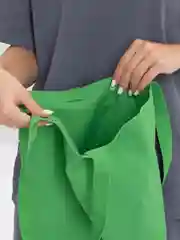 Зеленый холщовая сумка Avoska