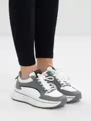 Серый кроссовки женские