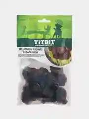 Лакомство для собак Titbit Медальоны мясные, из баранины, 80 г