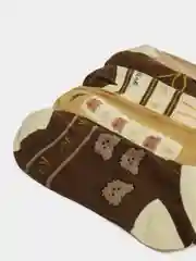 Багровый женские носки, набор 5 пар