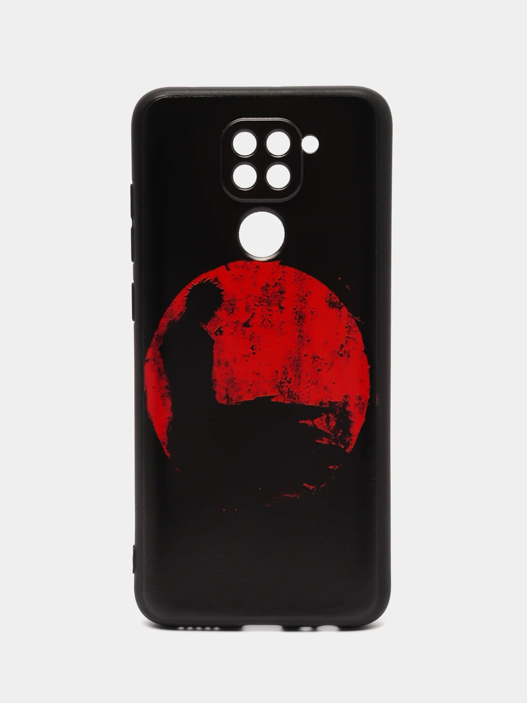 Сиреневый чехол силиконовый для Xiaomi Redmi Note 9 (Сяоми Редми Ноут 9), с принтом, с рисунком