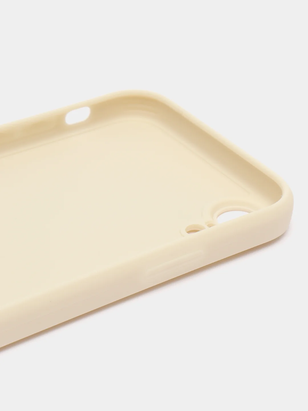 Молочный чехол для iPhone XR (Айфон хр), силиконовый, айфон