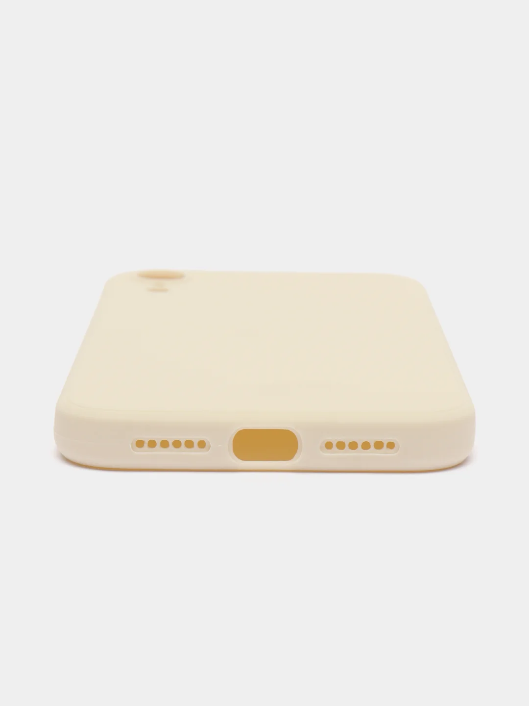 Молочный чехол для iPhone XR (Айфон хр), силиконовый, айфон
