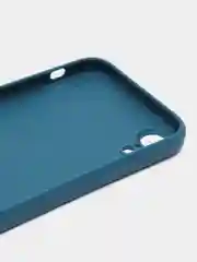Синий чехол для iPhone XR (Айфон хр), силиконовый, айфон