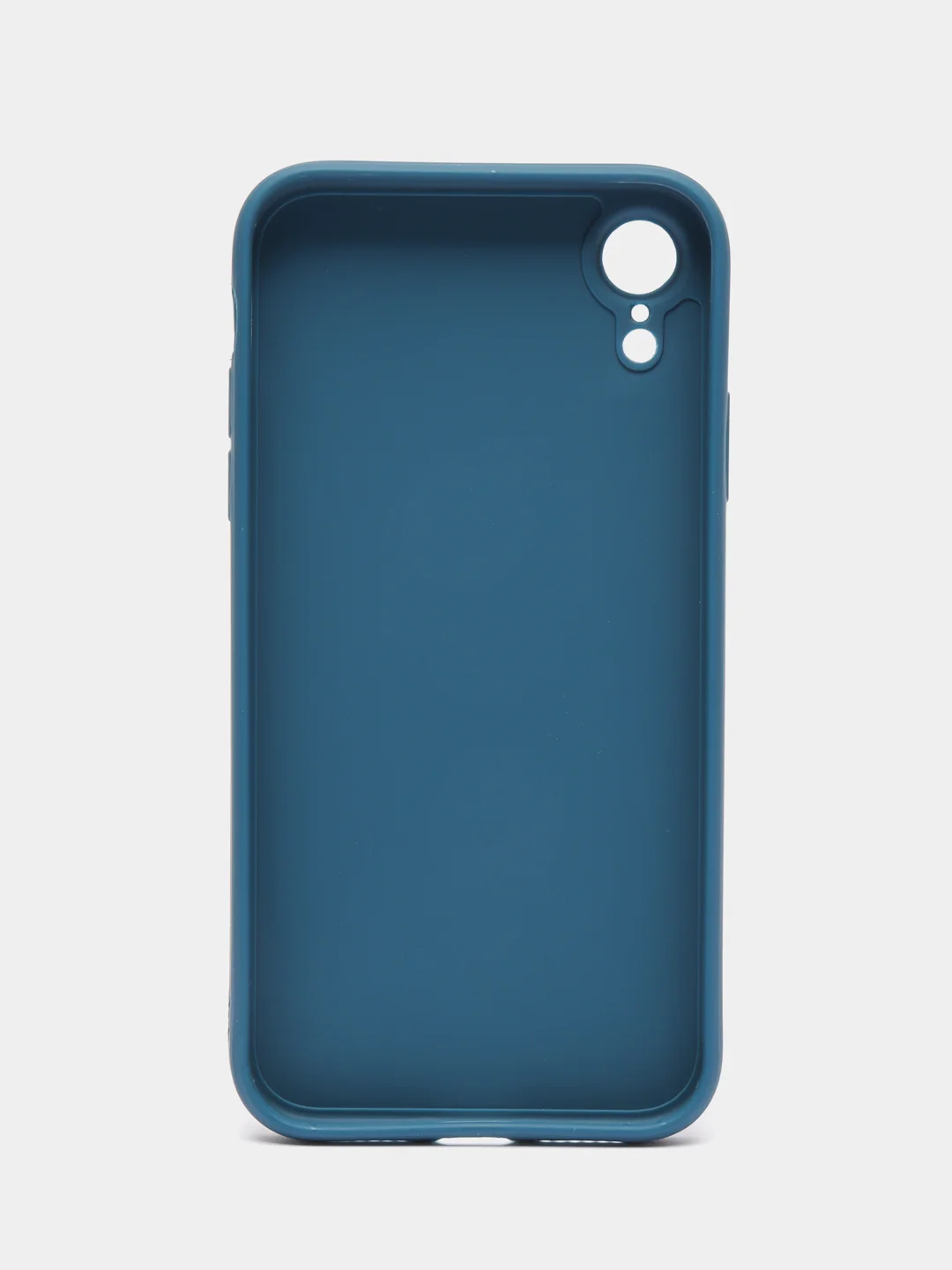 Синий чехол для iPhone XR (Айфон хр), силиконовый, айфон