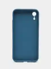 Синий чехол для iPhone XR (Айфон хр), силиконовый, айфон