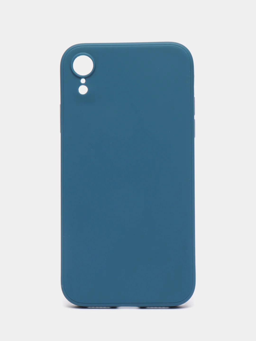 Синий чехол для iPhone XR (Айфон хр), силиконовый, айфон