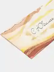 Бежевый открытка конверт для денег "С юбилеем"