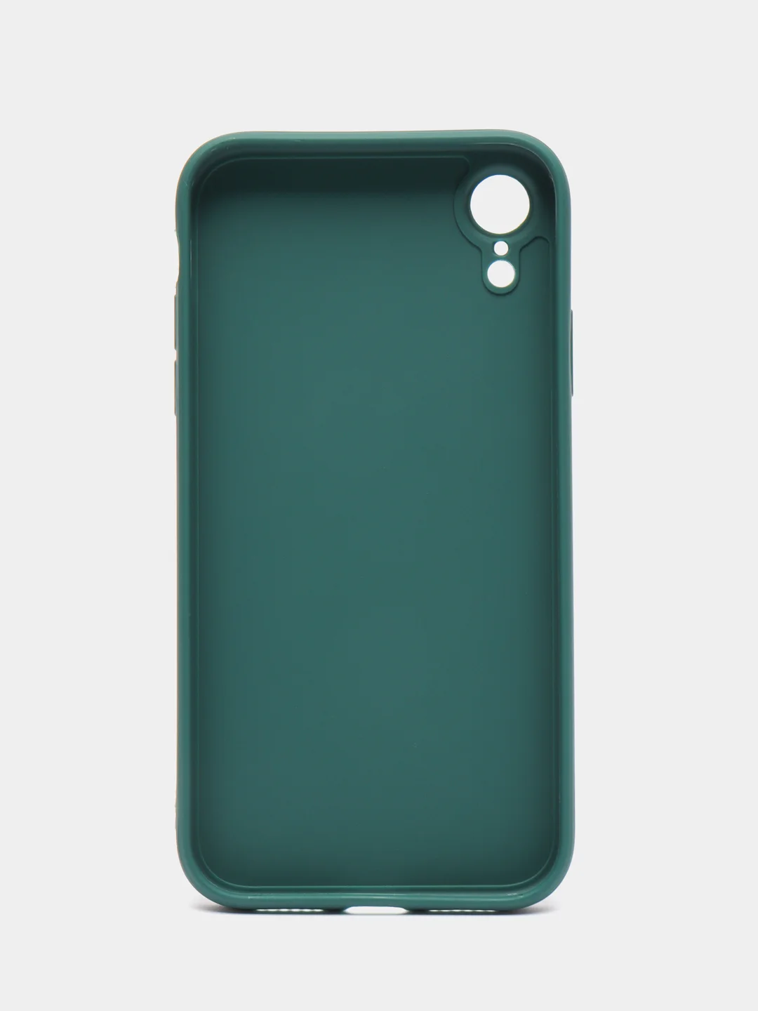 Тёмно-зелёный чехол для iPhone XR (Айфон хр), силиконовый, айфон