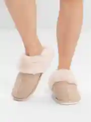 Хаки тапочки домашние меховые, теплые, мягкие, комнатные, женские, мужские, подарок на 8 марта
