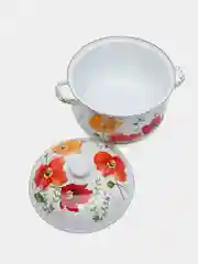 VETTA "Букет" кастрюля эмалированная, 24 см, 5,0 л, индукция