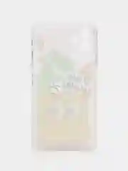 Бежевый меланж чехол на iPhone 11, 12, 13, 14 Pro Max, 7, 8 Plus, XR, XS, X, прозрачный
