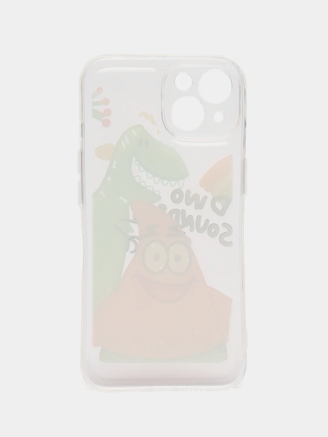 Вишнёвый чехол на iPhone 11, 12, 13, 14 Pro Max, 7, 8 Plus, XR, XS, X, прозрачный