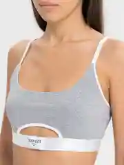 Серый спортивный комплект нижнего белья