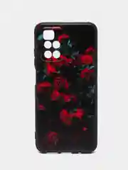 Оранжевый силиконовый чехол для Xiaomi Redmi 10 2022, с принтом, с рисунком (Сяоми Редми 10)