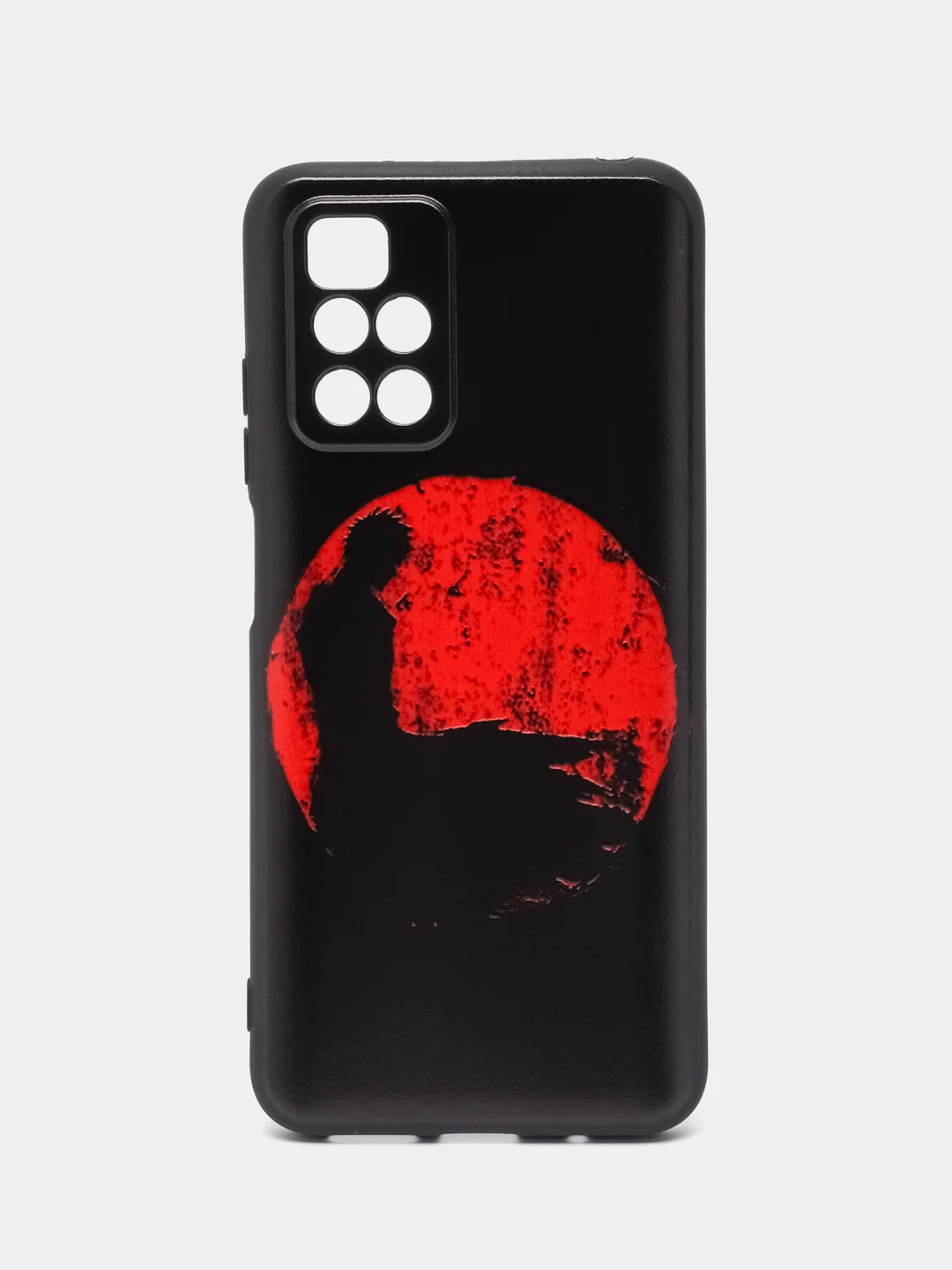 Сиреневый силиконовый чехол для Xiaomi Redmi 10 2022, с принтом, с рисунком (Сяоми Редми 10)