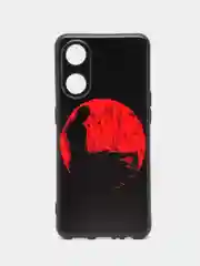 Сиреневый силиконовый чехол для OPPO Reno 8T 4G, с принтом, с рисунком, Оппо Рено 8т 4 джи