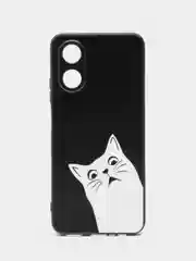 Бронзовый силиконовый чехол для OPPO A17 / A17K, с принтом, с рисунком, Оппо А17 / 17К