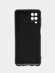 Тёмно-бирюзовый силиконовый чехол для Samsung Galaxy A12 / M12, с принтом, с рисунком (Самсунг А12 / М12)