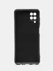Сиреневый силиконовый чехол для Samsung Galaxy A12 / M12, с принтом, с рисунком (Самсунг А12 / М12)