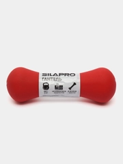 Гантель в форме кости "Silapro", металл, неопреновое покрытие, 3 кг