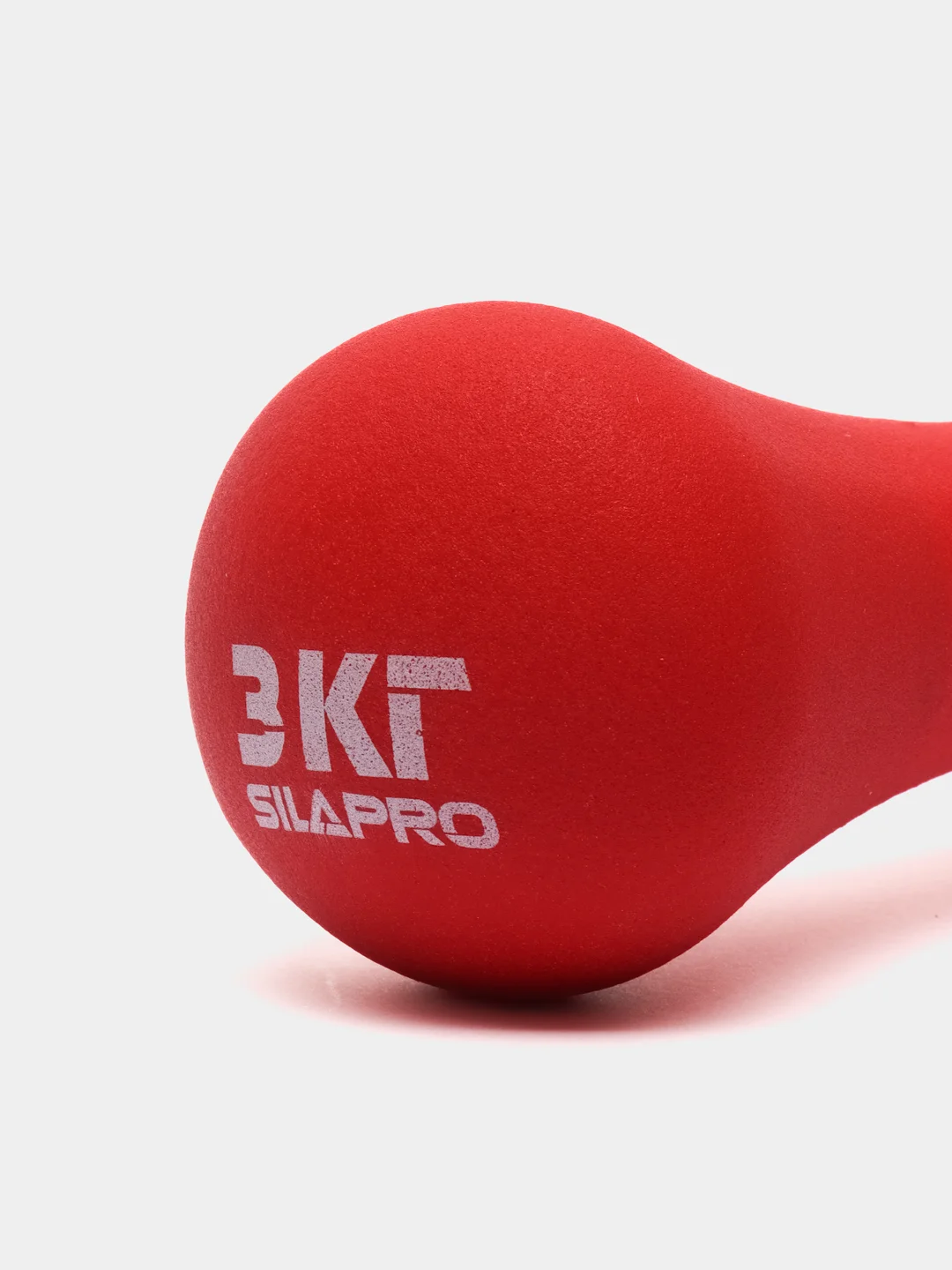 Гантель в форме кости "Silapro", металл, неопреновое покрытие, 3 кг