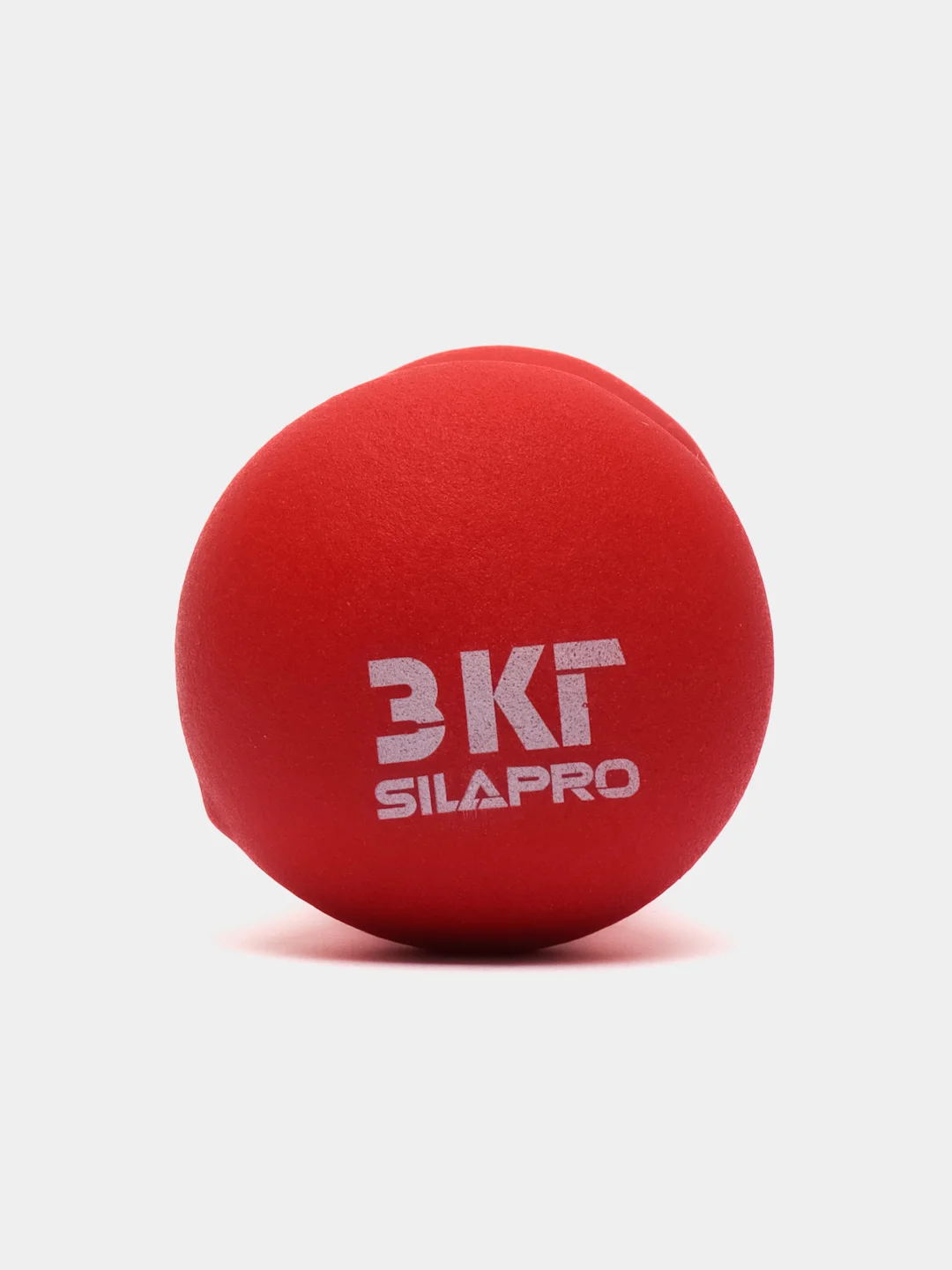 Гантель в форме кости "Silapro", металл, неопреновое покрытие, 3 кг