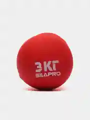 Гантель в форме кости "Silapro", металл, неопреновое покрытие, 3 кг
