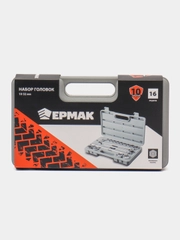 Набор головок Ермак, 16 предметов, 10-32 мм
