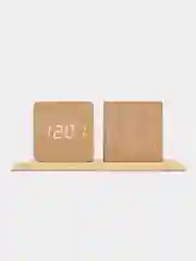 Будильник электронный Ladecor Chrono, USB, дерево, 19 x 10 х 10 см