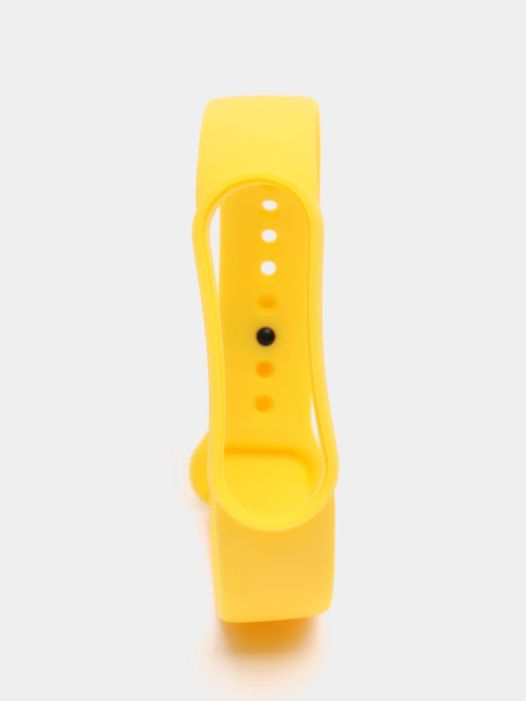 Желтый силиконовый ремешок для фитнес браслета Xiaomi Mi Band 3 / 4 / 5 / 6