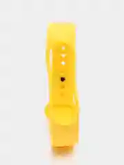 Желтый силиконовый ремешок для фитнес браслета Xiaomi Mi Band 3 / 4 / 5 / 6