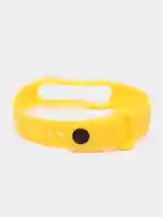 Желтый силиконовый ремешок для фитнес браслета Xiaomi Mi Band 3 / 4 / 5 / 6
